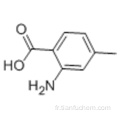 Acide 2-amino-4-méthylbenzoïque CAS 2305-36-4